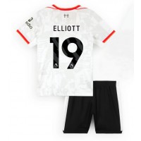 Camiseta Liverpool Harvey Elliott #19 Tercera Equipación para niños 2024-25 manga corta (+ pantalones cortos)